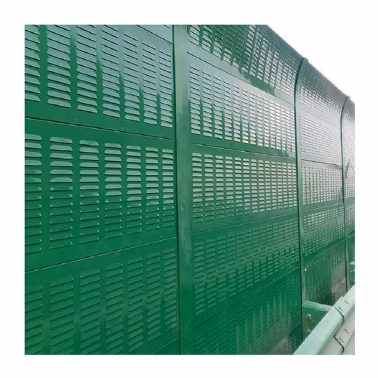 Hoja de acero galvanizada Blanco/Verde/Azul Carreteras acústicas Barreras acústicas acústicas