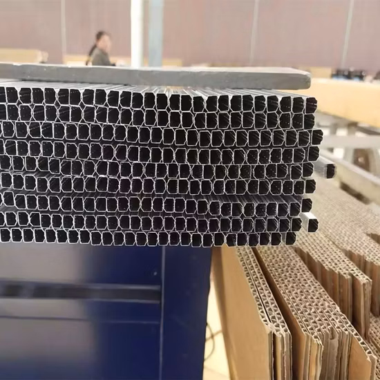 Espaciador de aluminio 19A para vidrio aislante embalado en caja de cartón