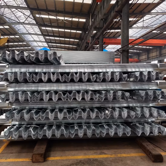 Barrera de seguridad vial con viga corrugada para la venta