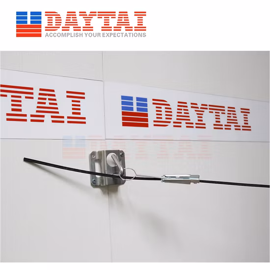 Abrazadera de tensión de fibra óptica para abrazadera de caída FTTH de tipo plano